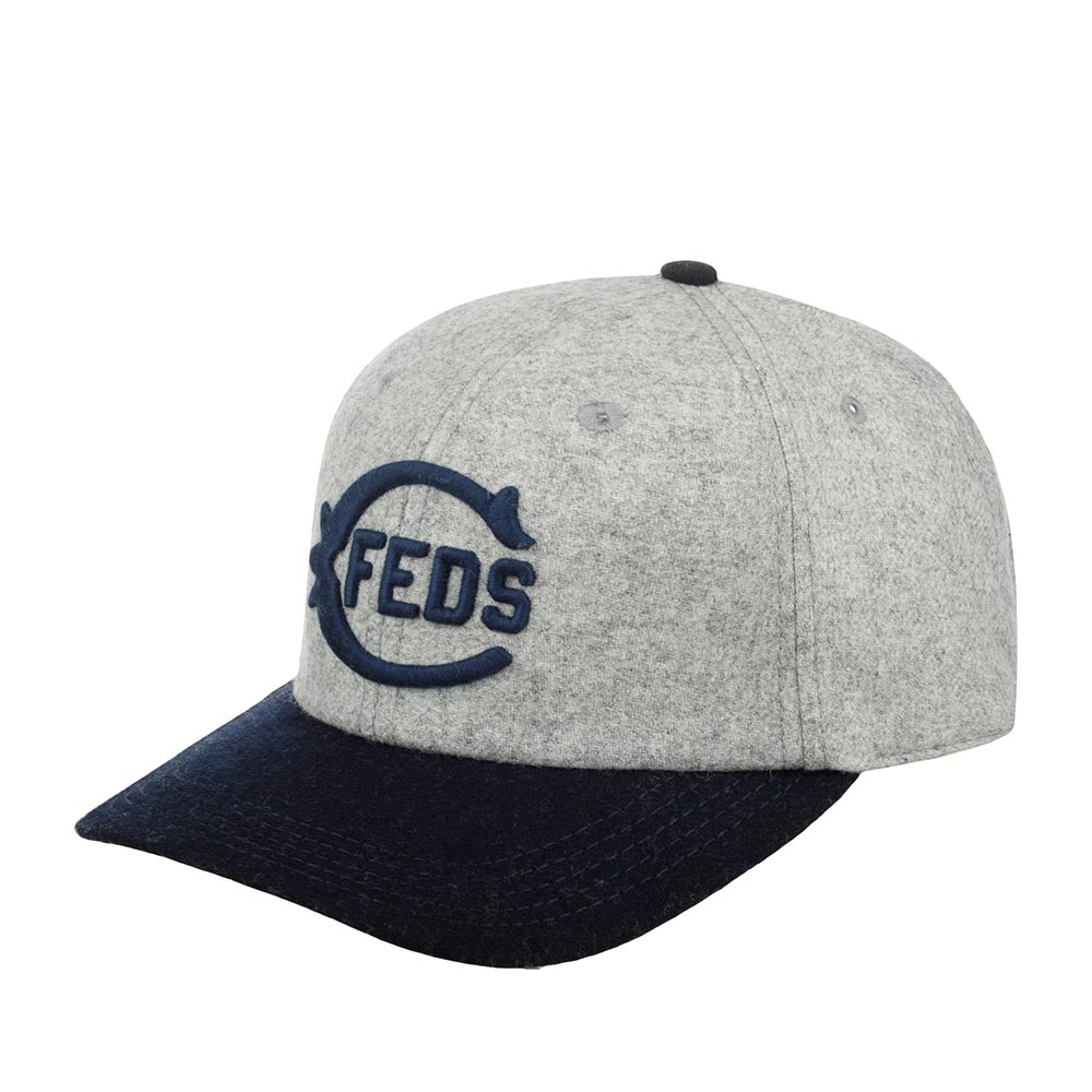 Бейсболка AMERICAN NEEDLE арт. 21005A-CHF Chicago Federals Archive Legend MLB (серый / черный)