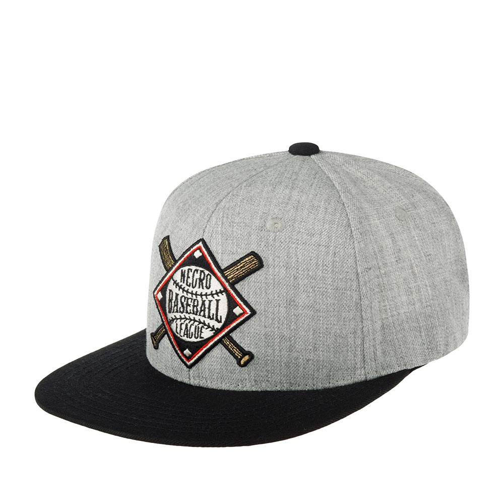 Бейсболка AMERICAN NEEDLE арт. 21006A-NLB Negro League Baseball Archive (серый / черный)