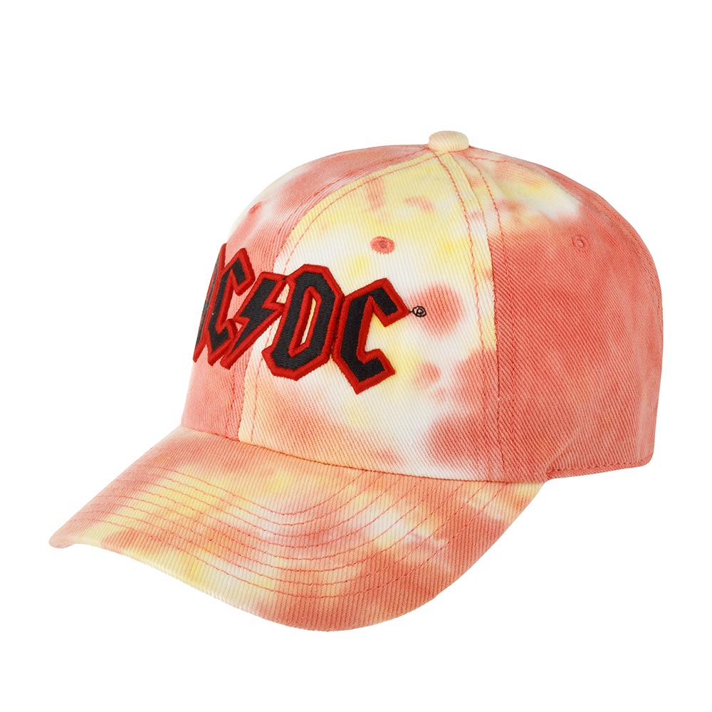 Бейсболка AMERICAN NEEDLE арт. 21023A-ACDC ACDC Tie Dye Ballpark (желтый / красный)