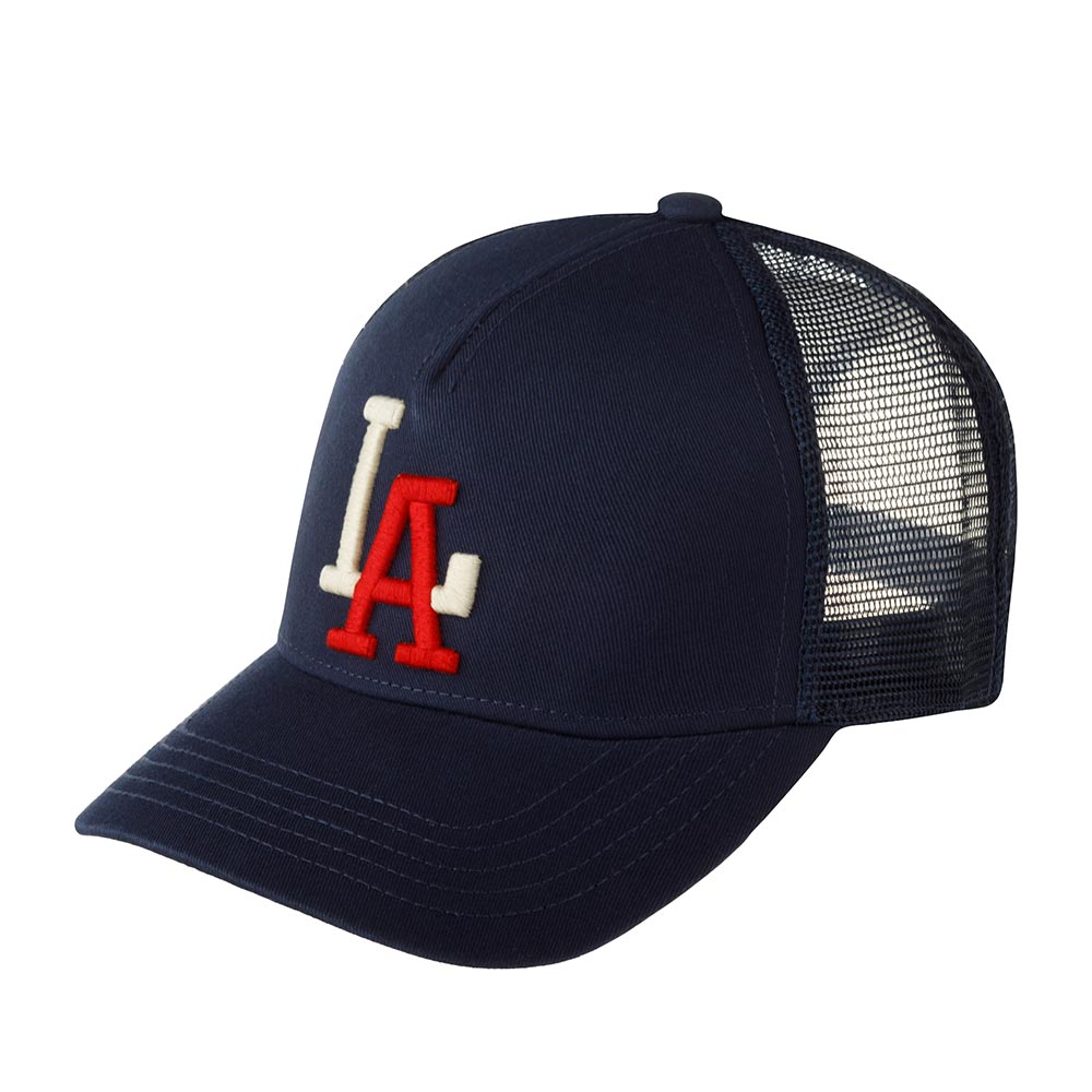 Бейсболка AMERICAN NEEDLE арт. 22018A-LOS Los Angeles Angels Archive Valin MILB (темно-синий)