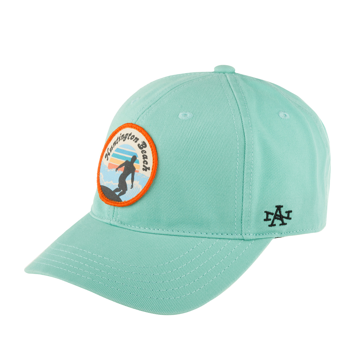 Бейсболка AMERICAN NEEDLE арт. SMU702A-HUNB Huntington Beach Hepcat (светло-зеленый)