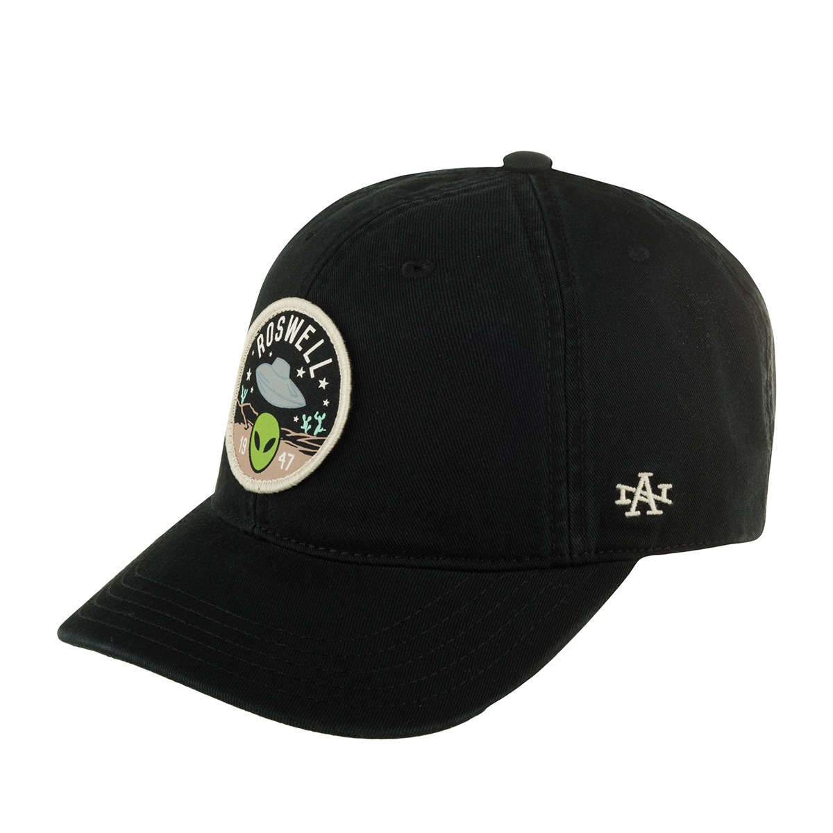 Бейсболка AMERICAN NEEDLE арт. SMU702A-ROSW Roswell Hepcat (черный)