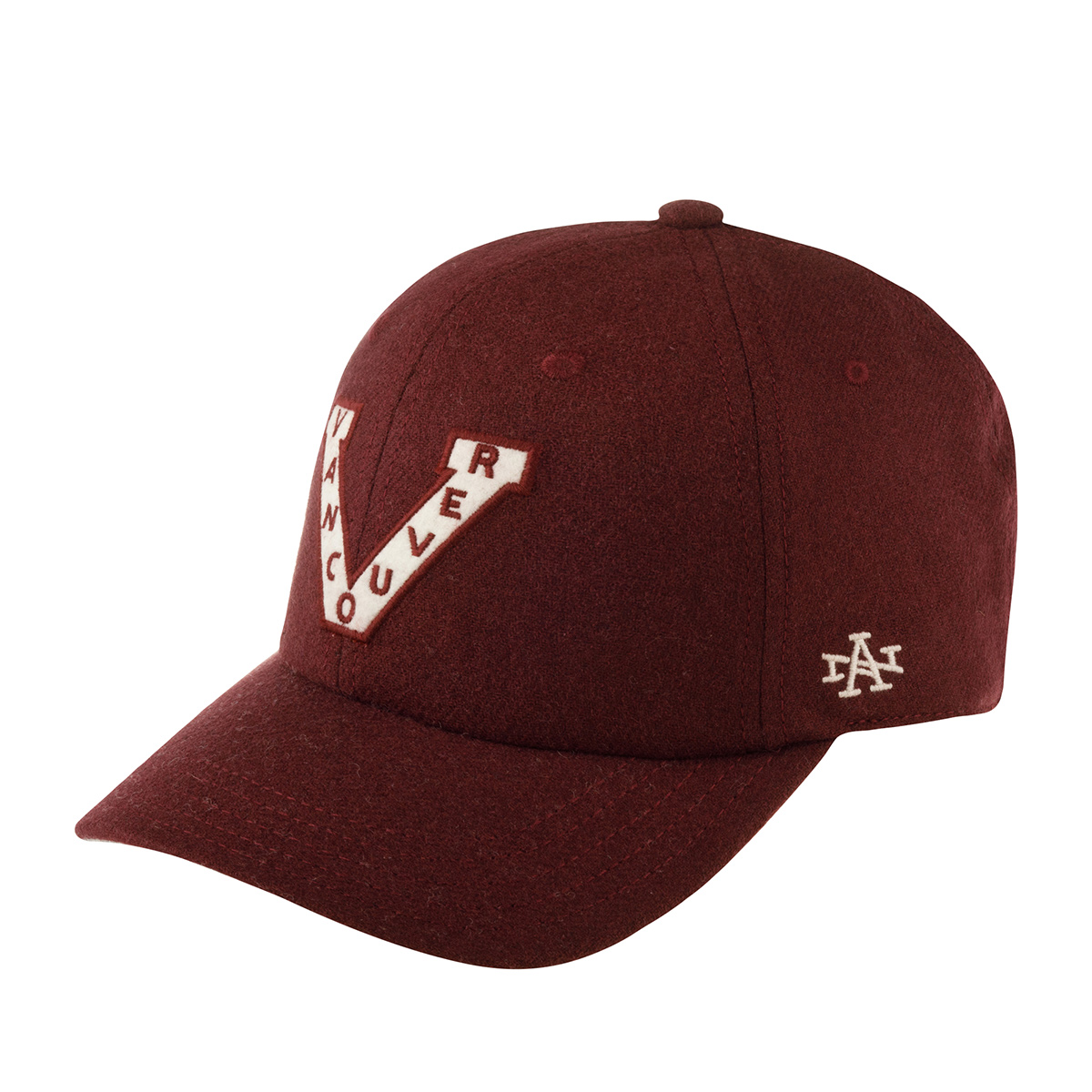 Бейсболка AMERICAN NEEDLE арт. SMU719A-VAM Vancouver Millionaires Achive Legend NHL (бордовый)