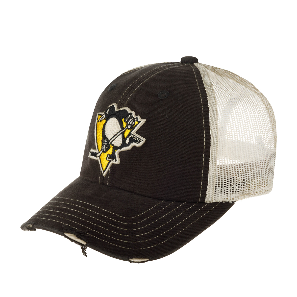 Бейсболка AMERICAN NEEDLE арт. 23001A-PPN Pittsburgh Penguins Orville NHL (темно-серый)
