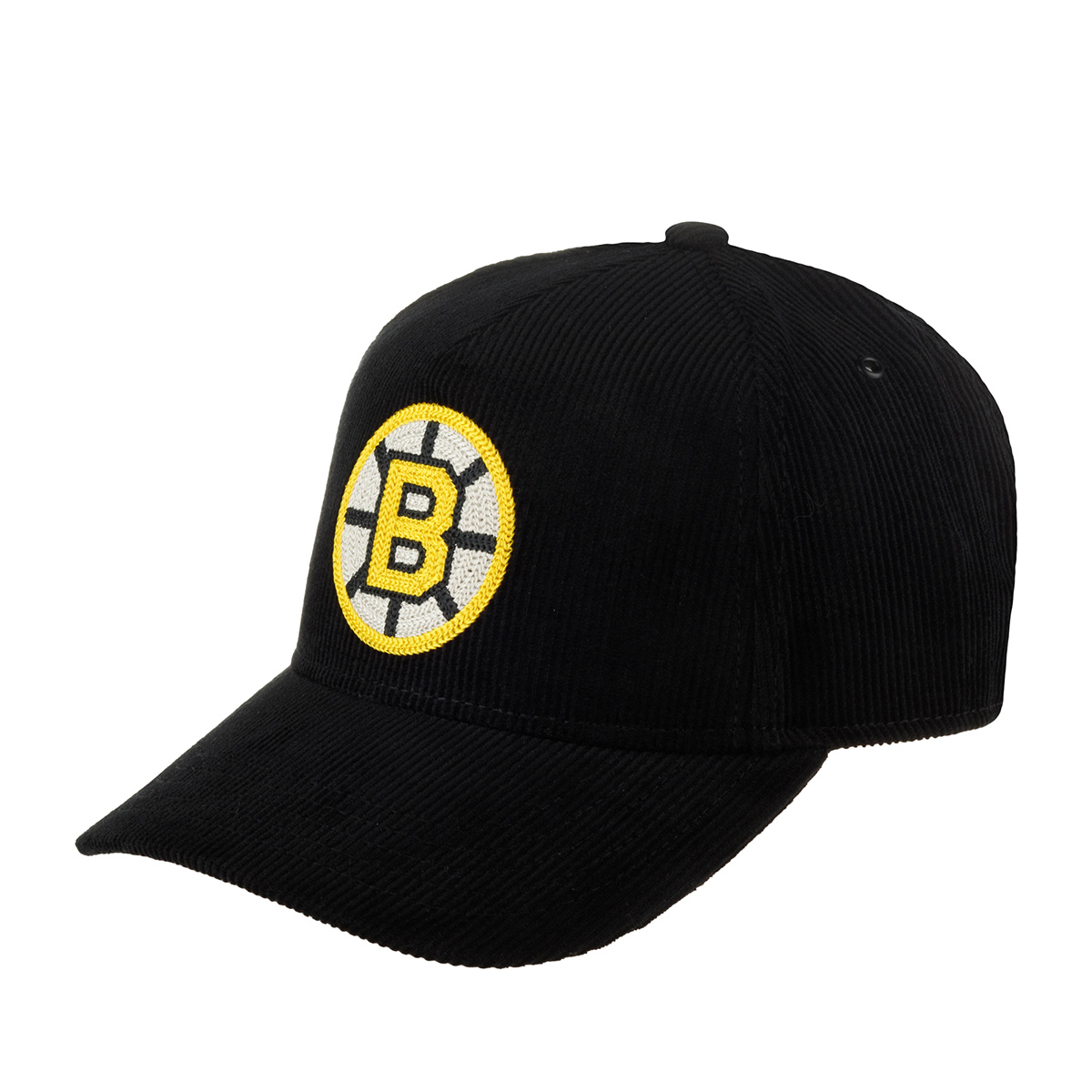 Бейсболка AMERICAN NEEDLE арт. 23022A-BBR Boston Bruins Corduroy Valin NHL (черный)