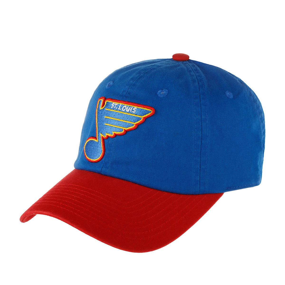 Бейсболка AMERICAN NEEDLE арт. 40742B-SLB Saint Louis Blues Blue Line NHL (синий / красный)