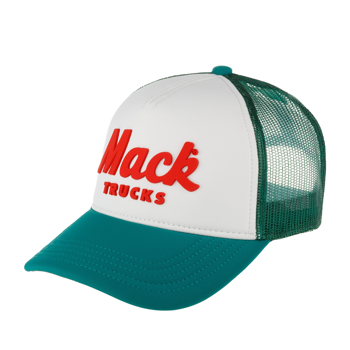 Бейсболка AMERICAN NEEDLE арт. 44890A-MACKT Mack Truck Riptide Valin (зеленый / белый)