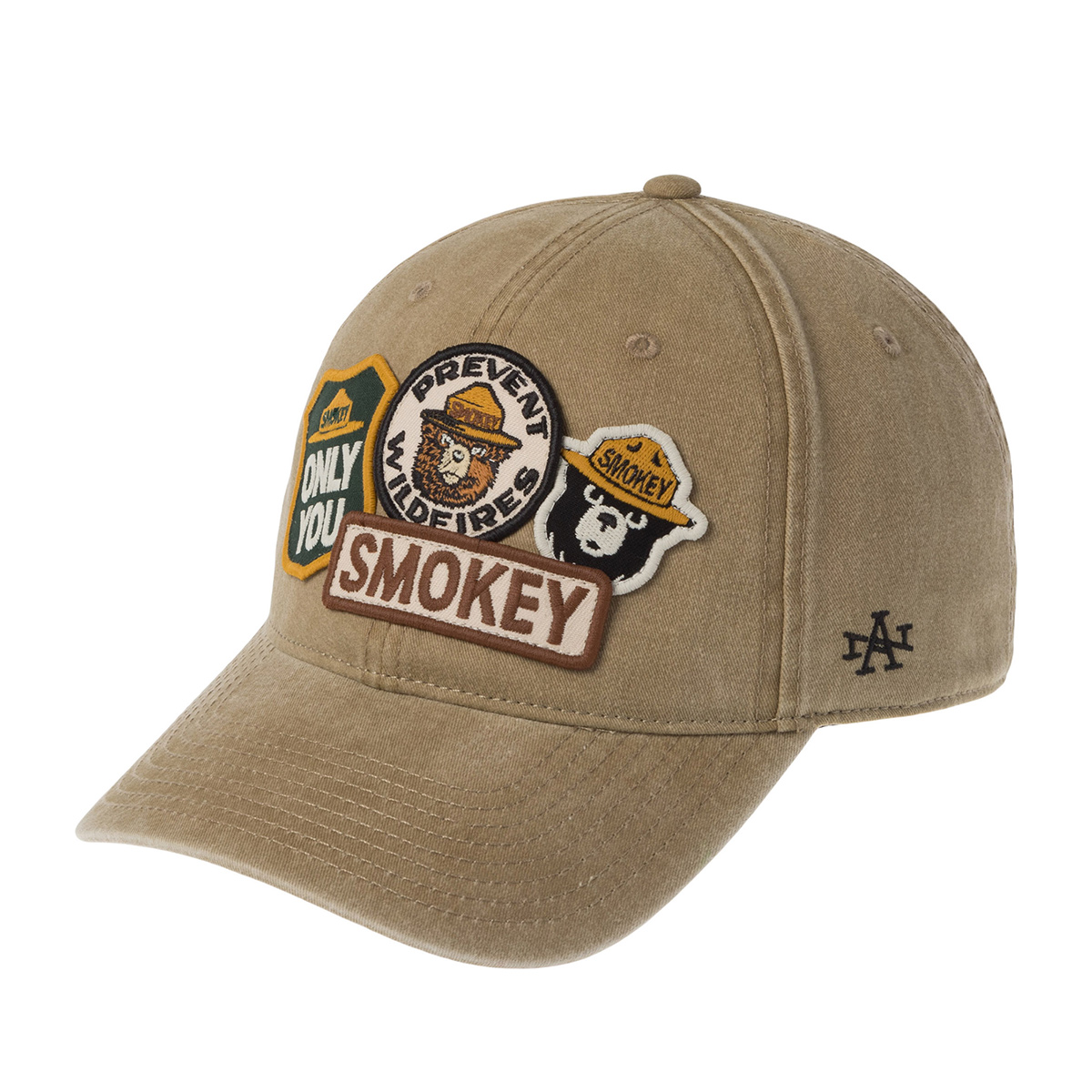 Бейсболка AMERICAN NEEDLE арт. SMU705A-SMOKEY Smokey Bear Iconic (бежевый)