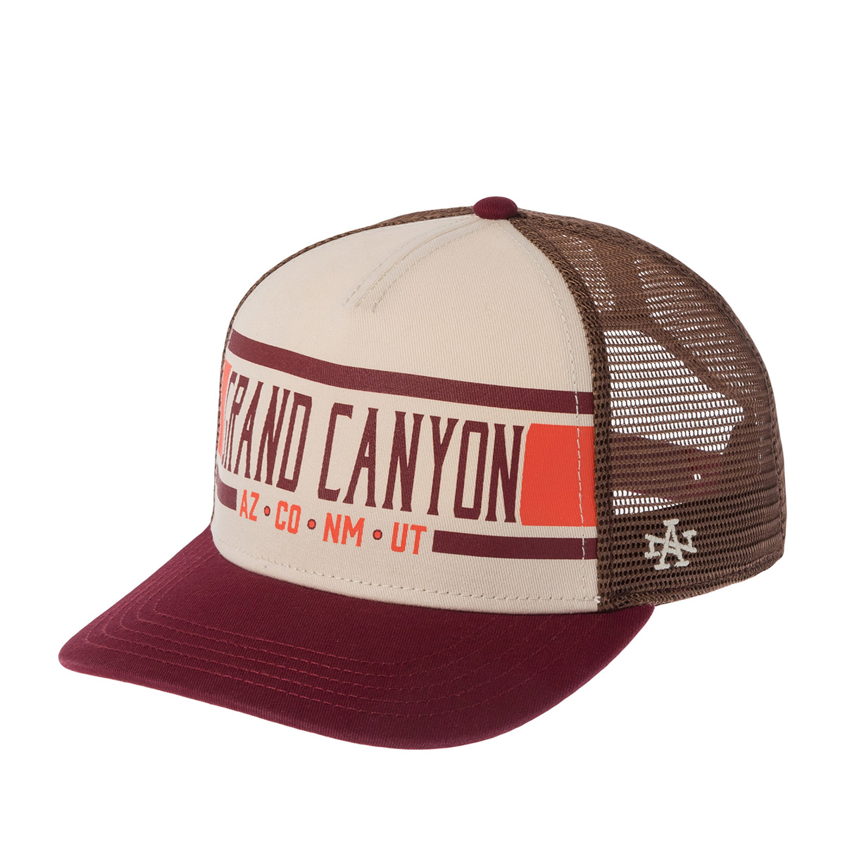 Бейсболка AMERICAN NEEDLE арт. SMU730A-GCNP Grand Canyon National Park Sinclair (кремовый / бордовый)