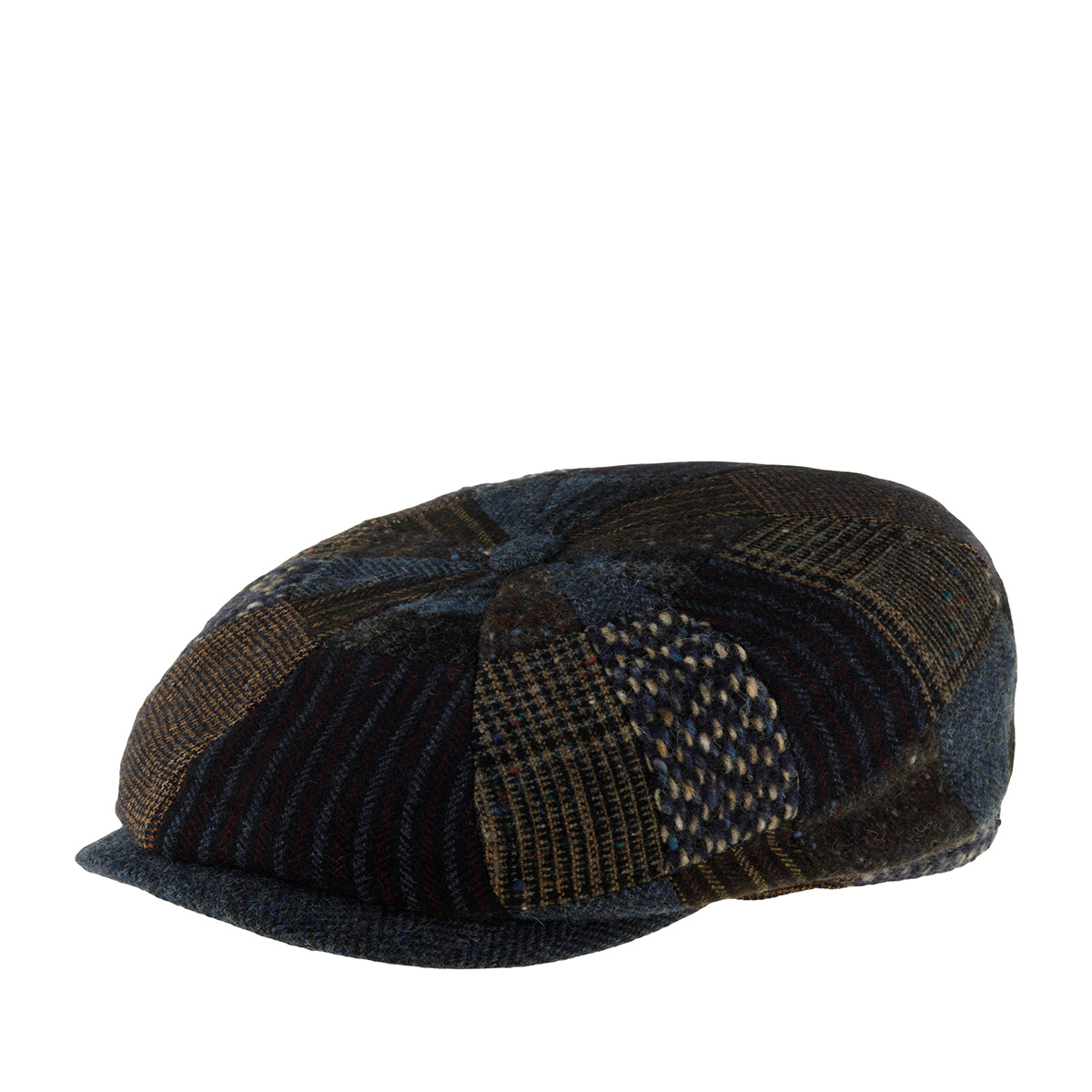 Кепка STETSON арт. 6840912 HATTERAS PATCHWORK (синий / серый)
