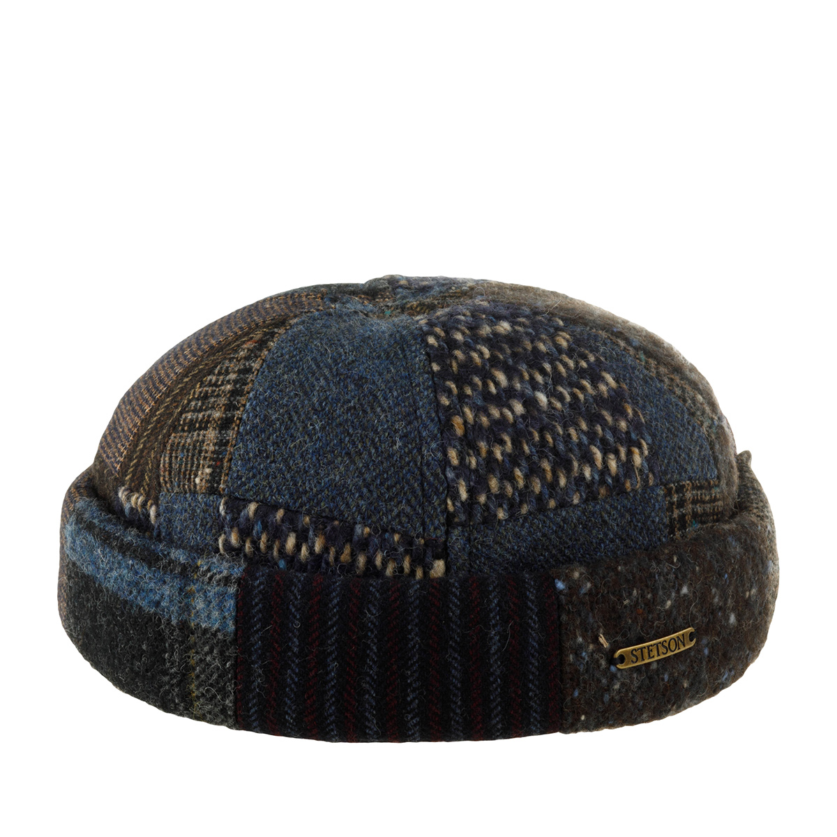 Шапка STETSON арт. 8820910 DOCKER PATCHWORK (синий / серый)