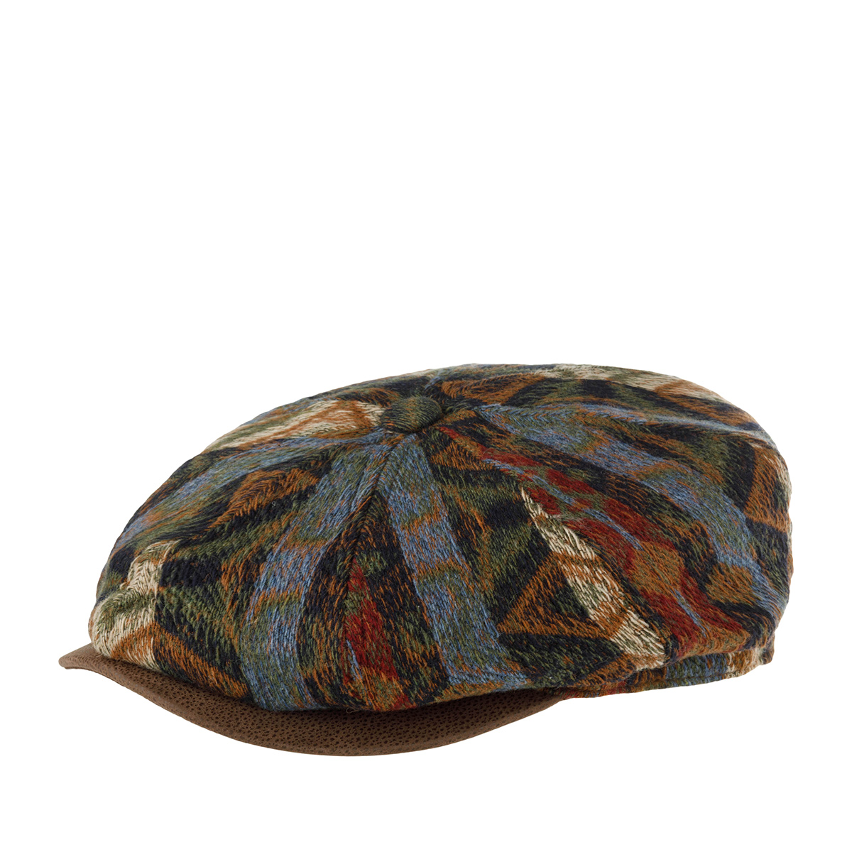 Кепка STETSON арт. 6840913 HATTERAS ETHNIC JACQUARD (синий / бежевый / красный)