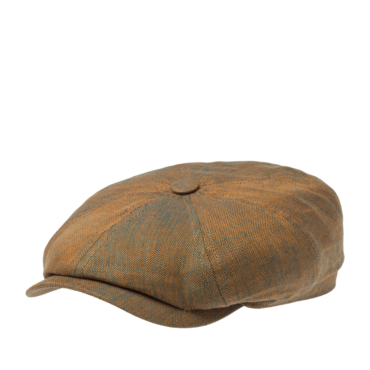 Кепка STETSON арт. 6873502 HATTERAS LINEN HERRINGBONE (оранжевый / коричневый)