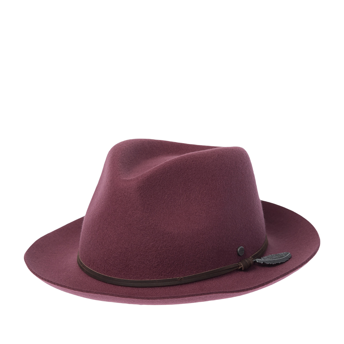Шляпа STETSON арт. 2118110 FEDORA WOOLFELT (малиновый)