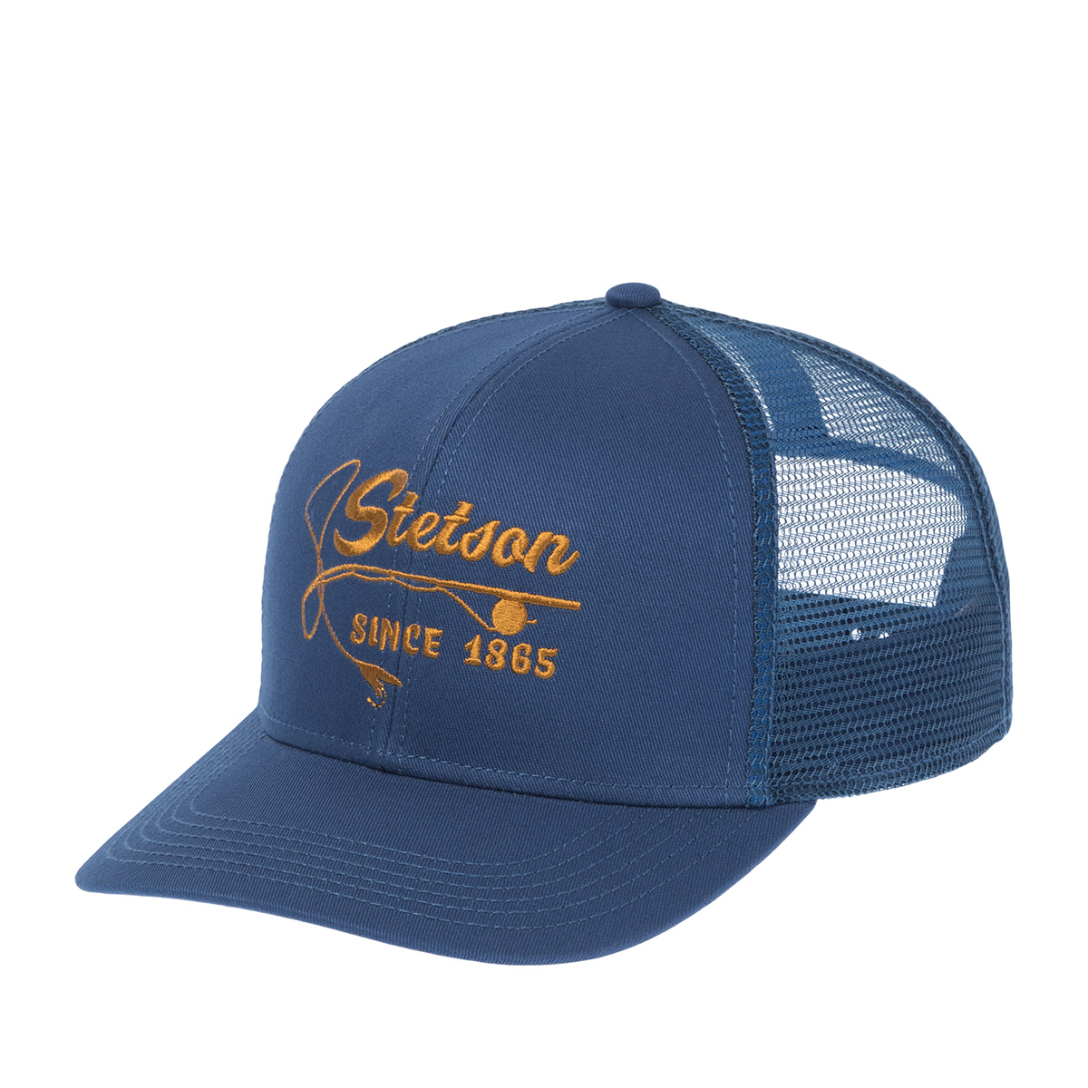 Бейсболка STETSON арт. 7771108 BASEBALL CAP FISHING ROD (синий)