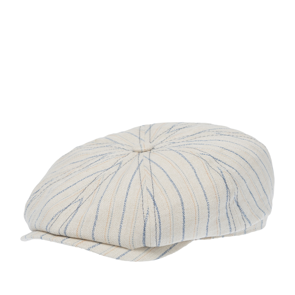 Кепка STETSON арт. 6873702 HATTERAS LINEN STRIPES (кремовый / синий)
