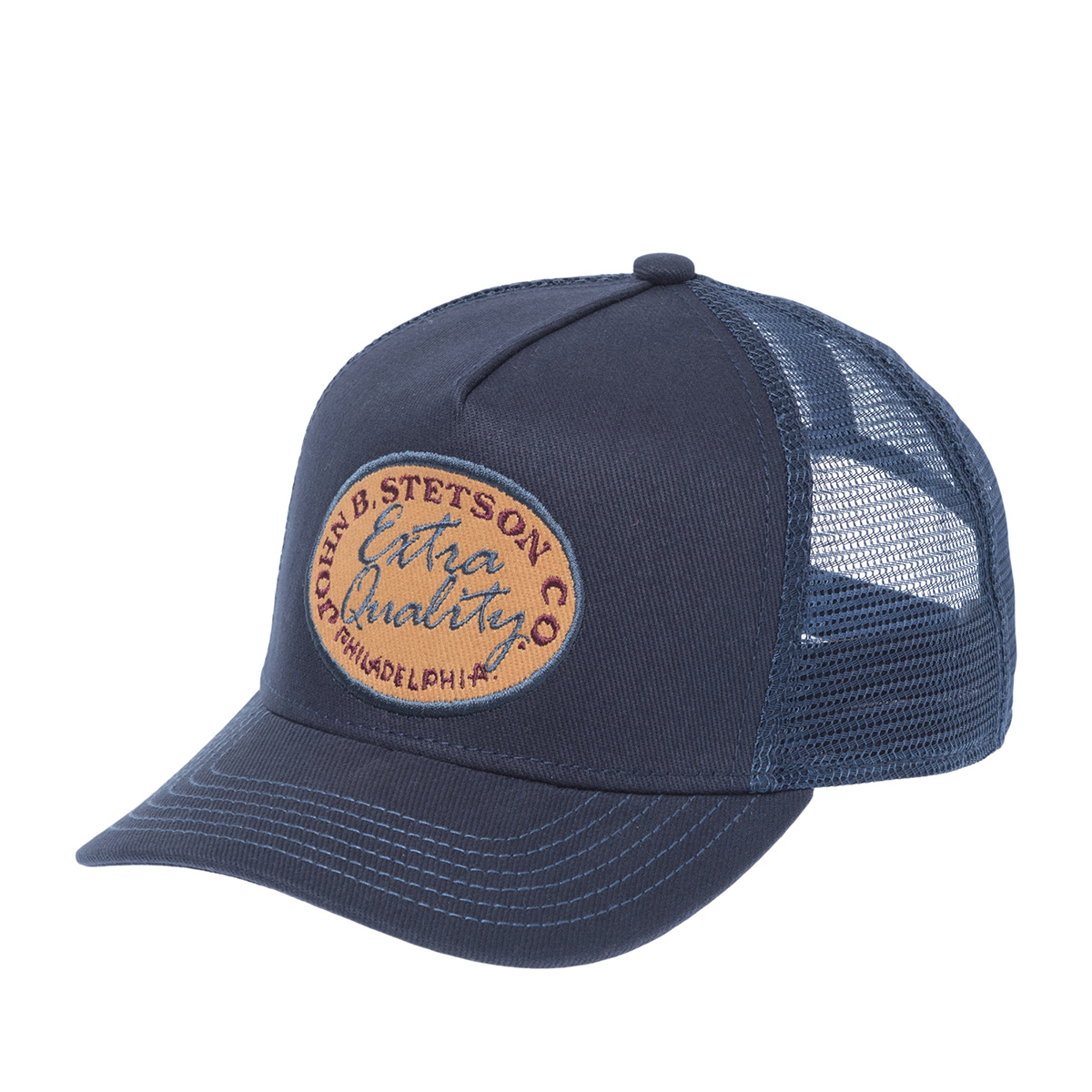 Бейсболка STETSON арт. 7761132K TRUCKER CAP VINTAGE BRUSHED TWILL (темно-синий)