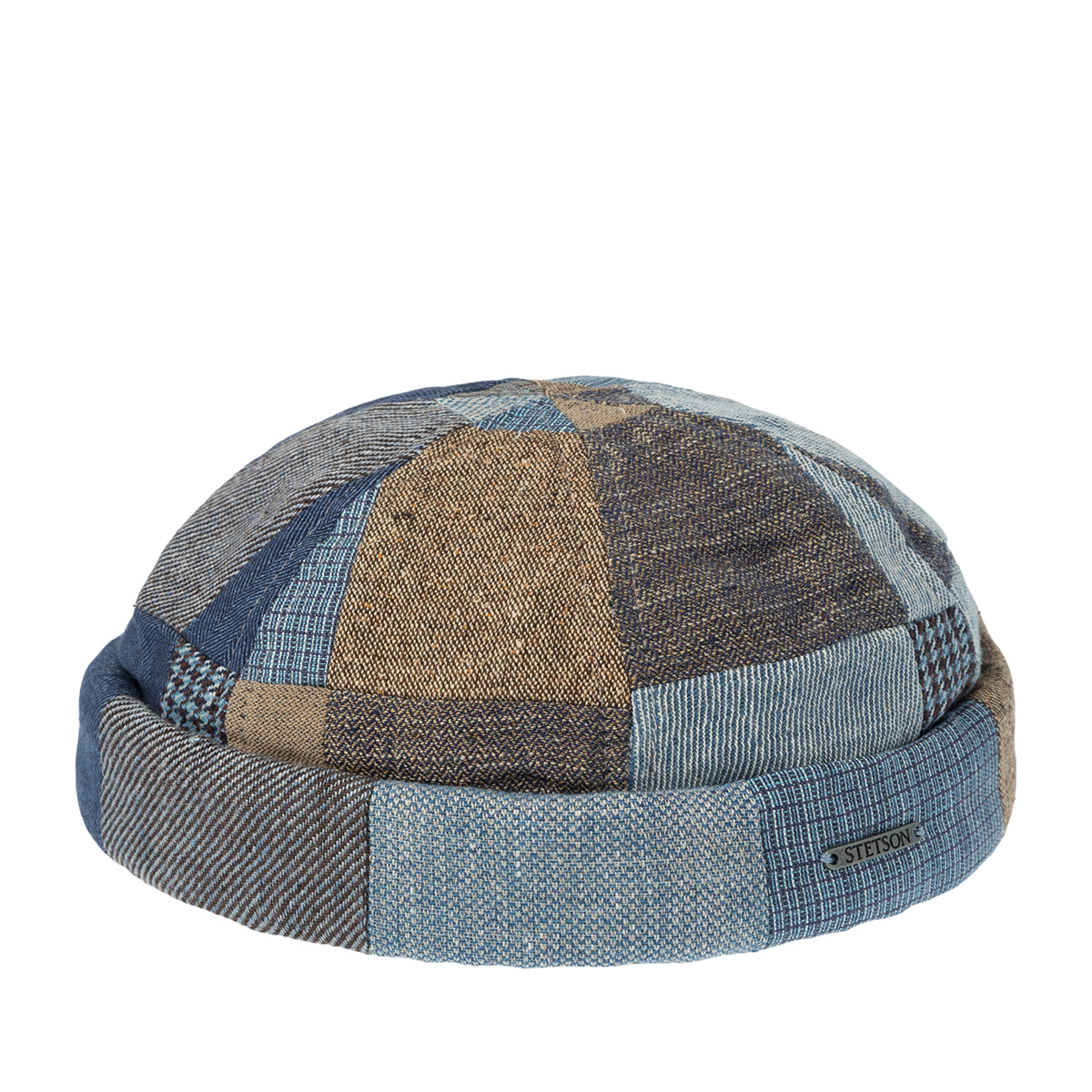 Шапка STETSON арт. 8823906 DOCKER PATCHWORK (синий / бежевый)