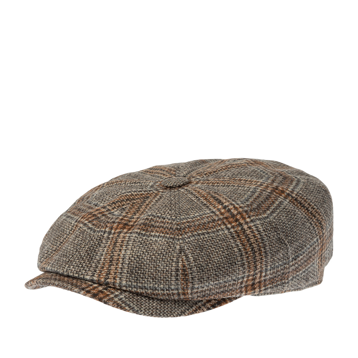 Кепка STETSON арт. 6840353 HATTERAS WOOL/CASHMERE (серый / светло-коричневый)