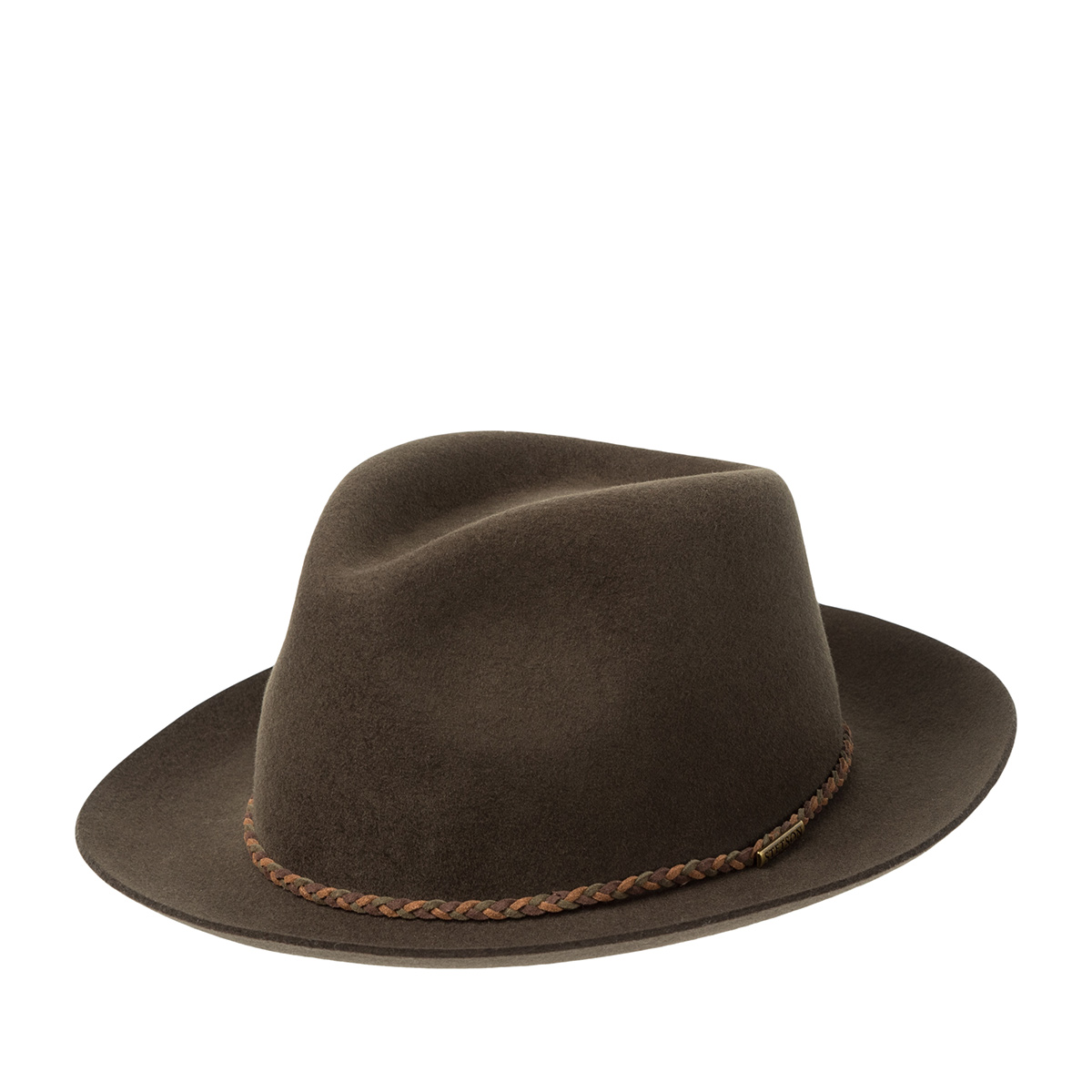Шляпа STETSON арт. 2118108 FEDORA WOOLFELT (болотный)
