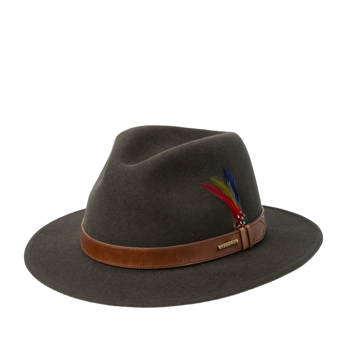 Шляпа STETSON арт. 2598154 TRAVELLER WOOLFELT (темно-серый)