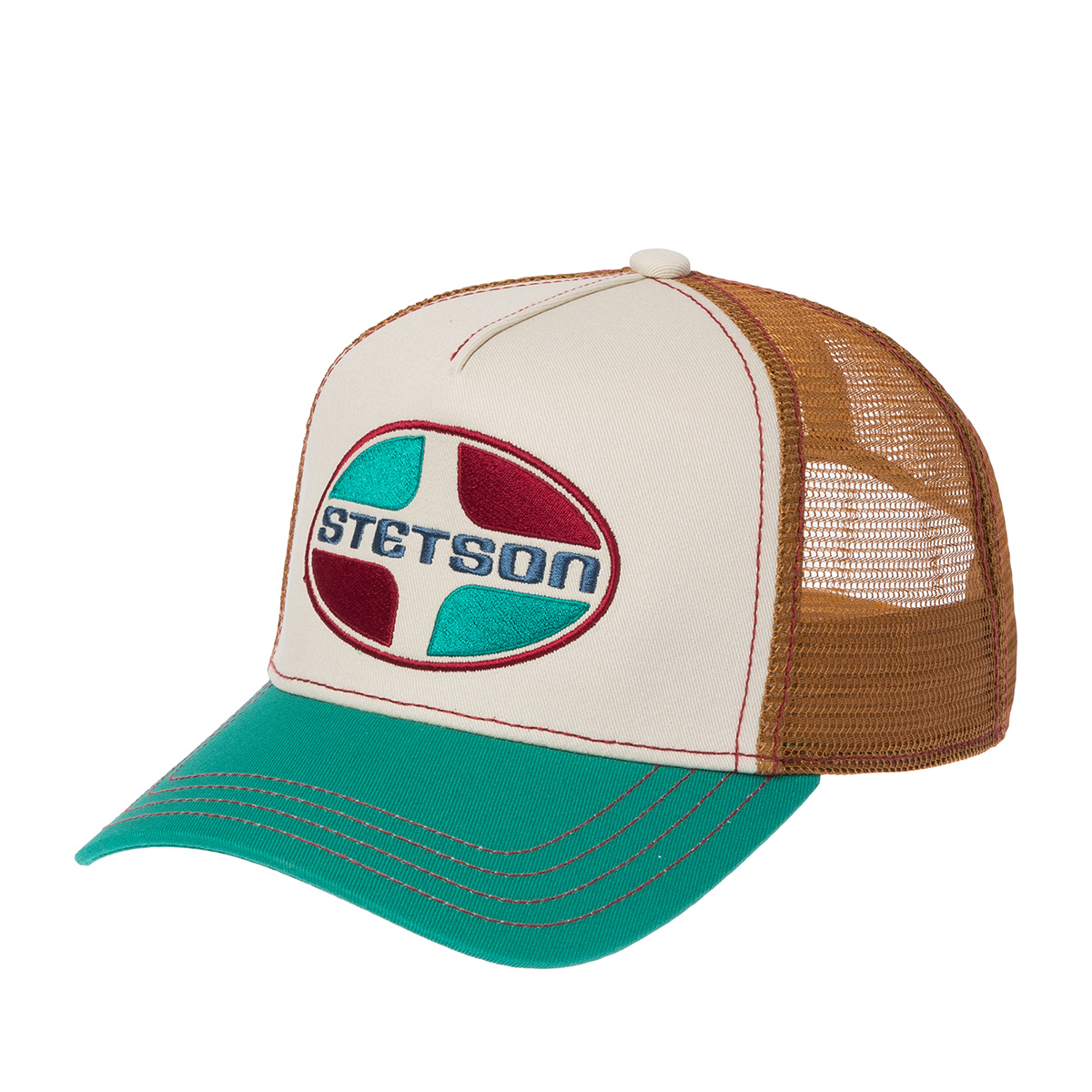 Бейсболка STETSON арт. 7741173 TRUCKER CAP OVUM (кремовый / бюризовый)