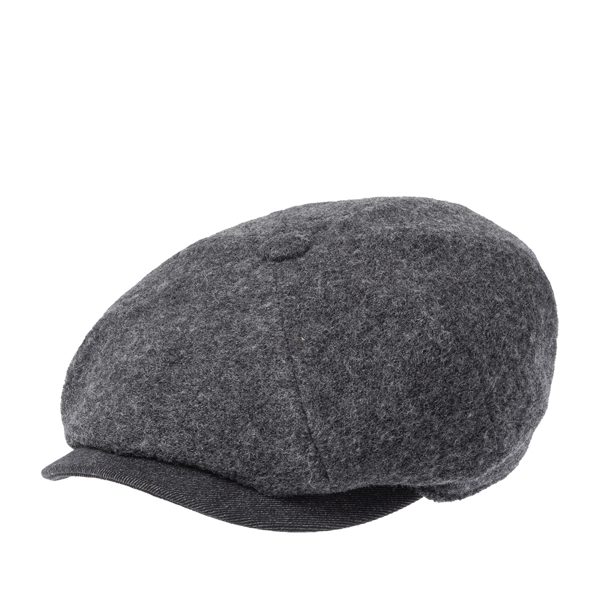 Кепка STETSON арт. 6840818 HATTERAS BOILED WOOL (темно-серый)