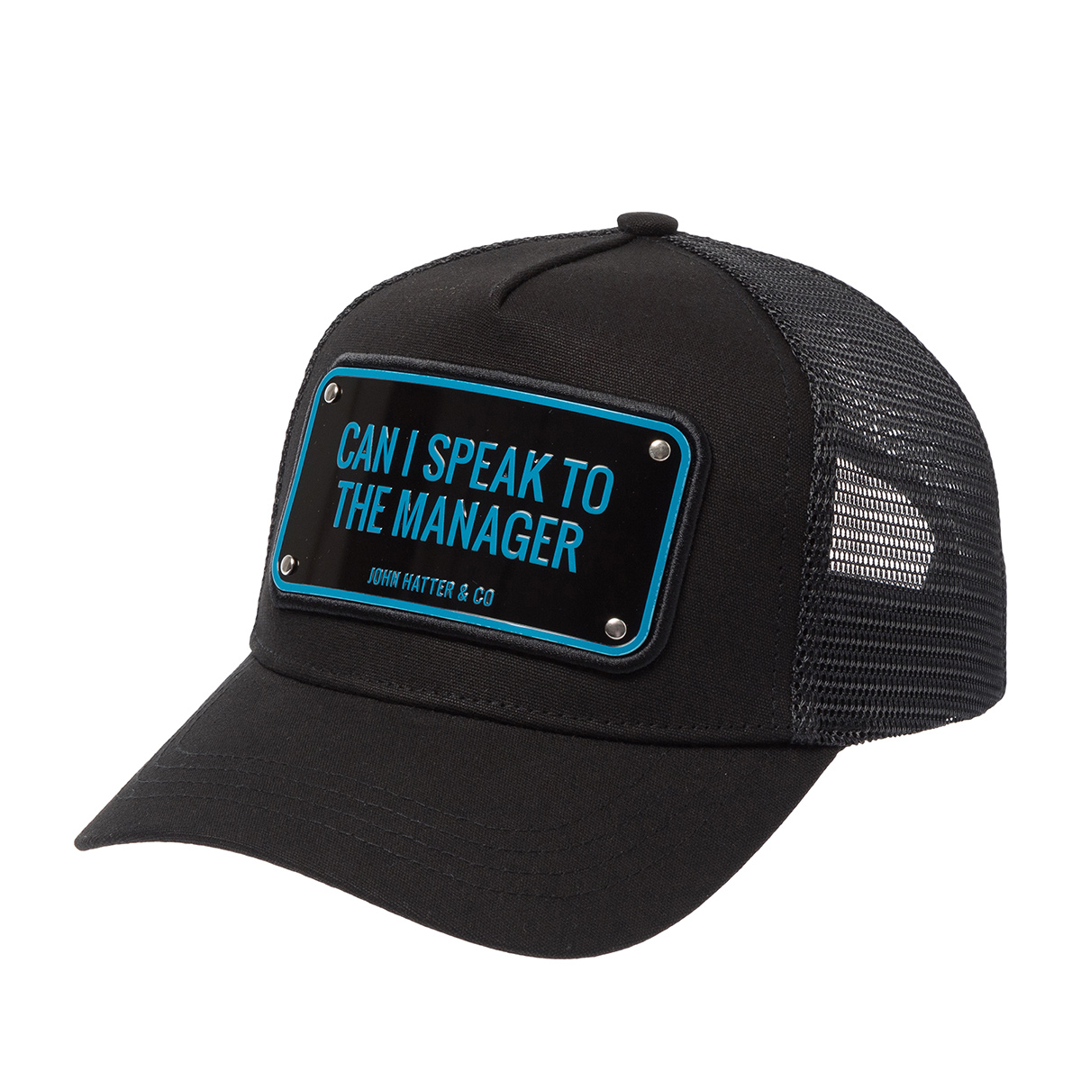 Бейсболка JOHN HATTER арт. 1-1042-U00 Can I Speak To The Manager (черный)