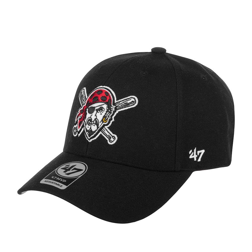 Бейсболка 47 BRAND арт. B-MVP20WBV Pittsburgh Pirates MLB (черный / белый)
