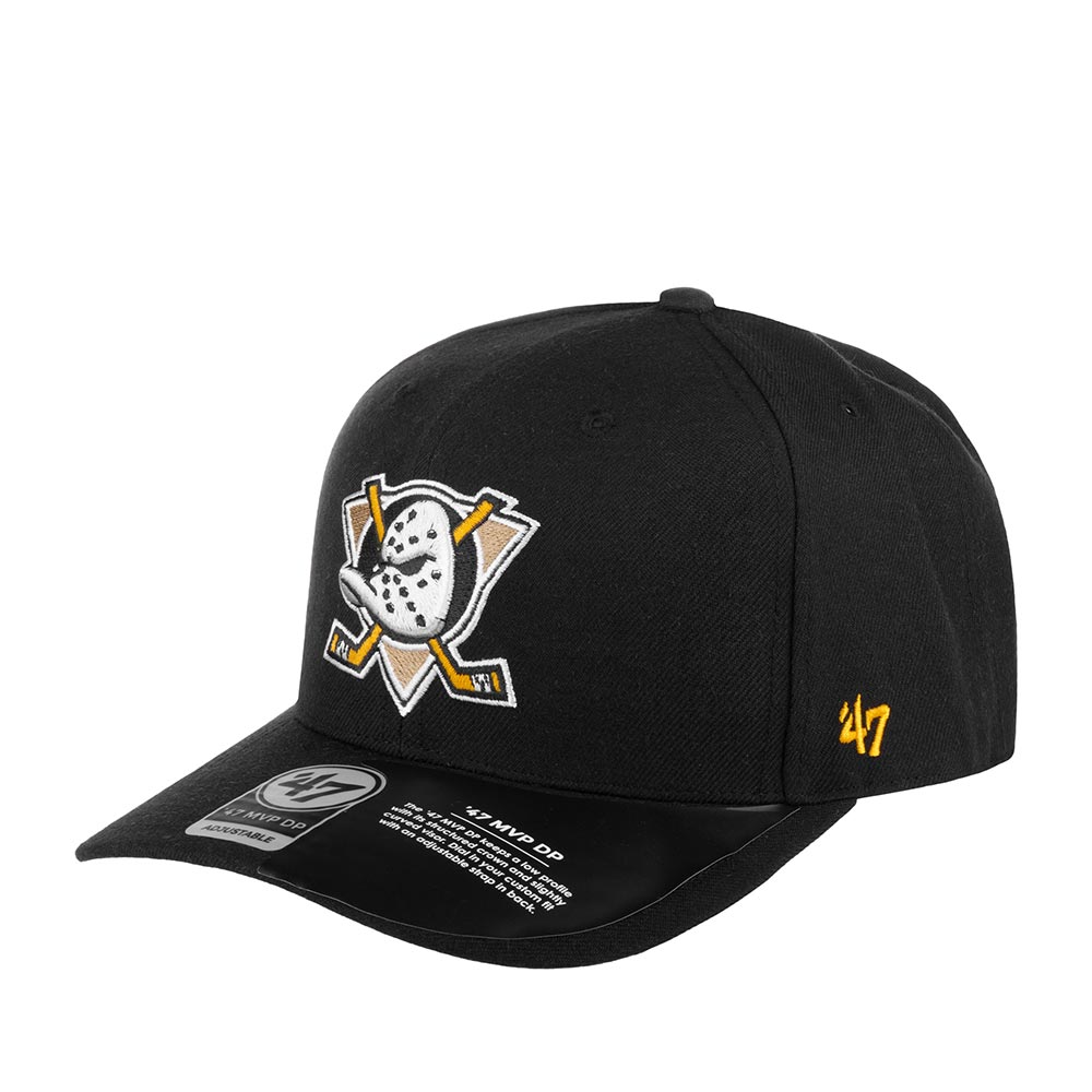 Бейсболка 47 BRAND арт. H-CLZOE25WBP Anaheim Ducks NHL (черный)