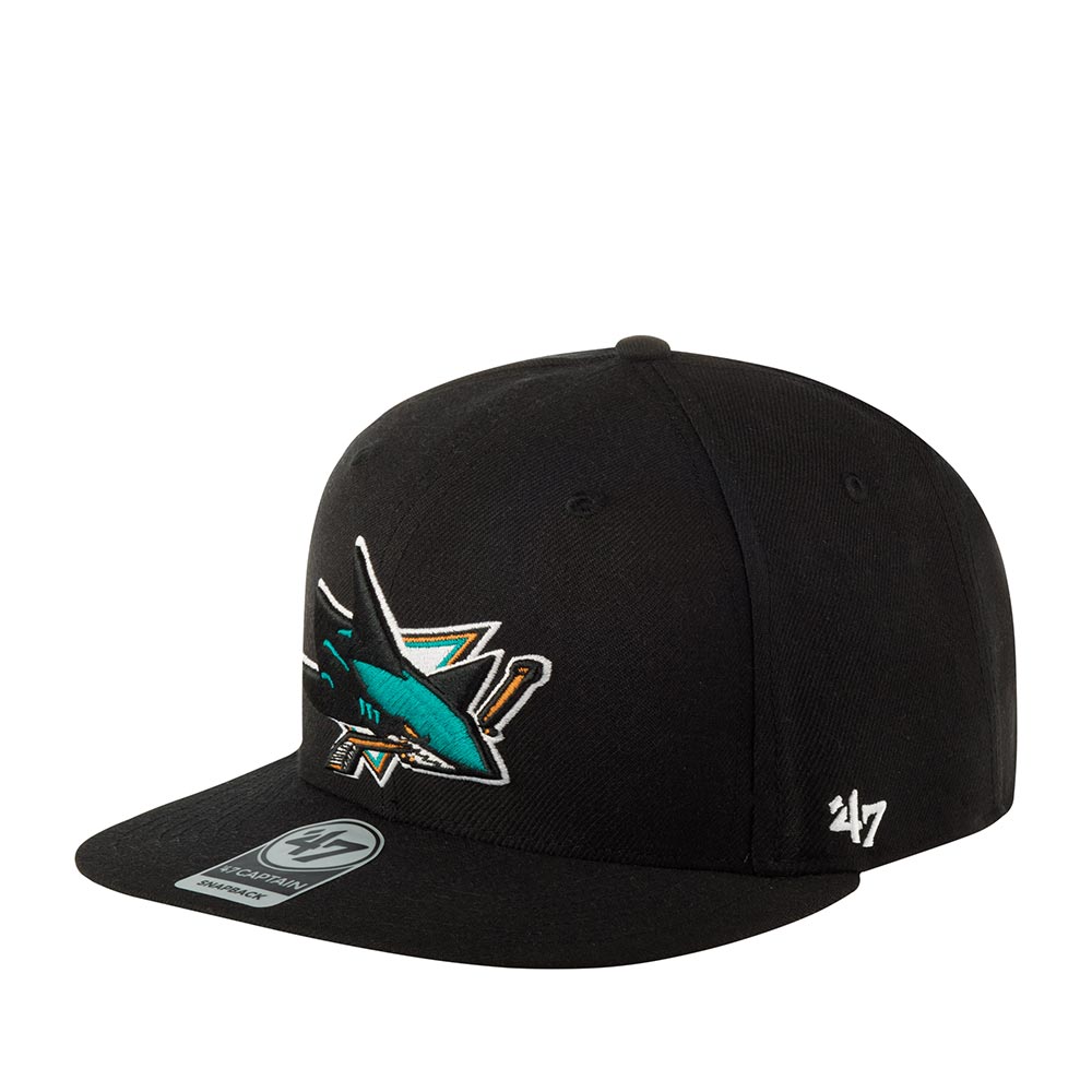 Бейсболка 47 BRAND арт. H-NSHOT22WBP San Jose Sharks NHL (черный)