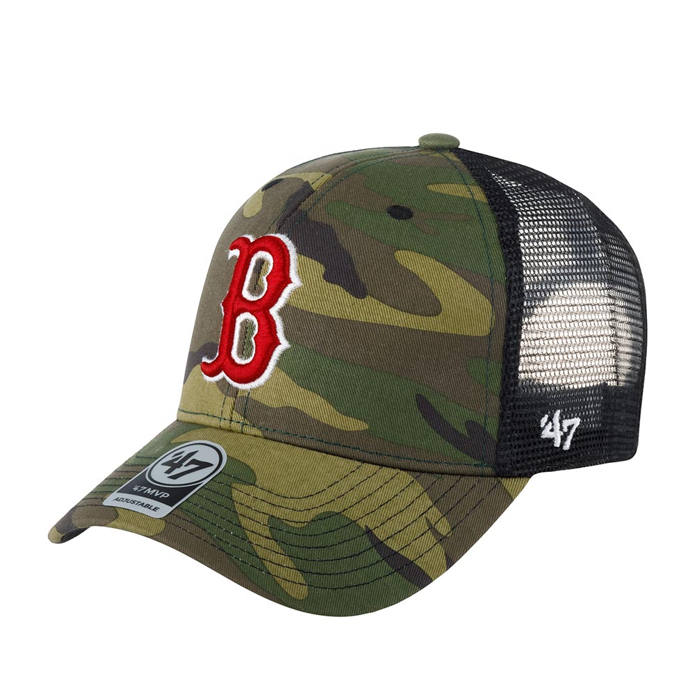 Бейсболка 47 BRAND арт. B-CBRAN02GWP-CMA Boston Red Sox MLB (камуфляж)