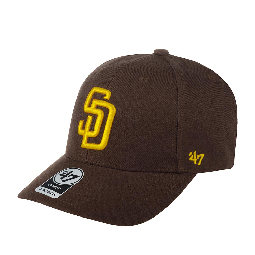 Бейсболка 47 BRAND арт. B-MVP21WBV-BWA San Diego Padres MLB (коричневый)