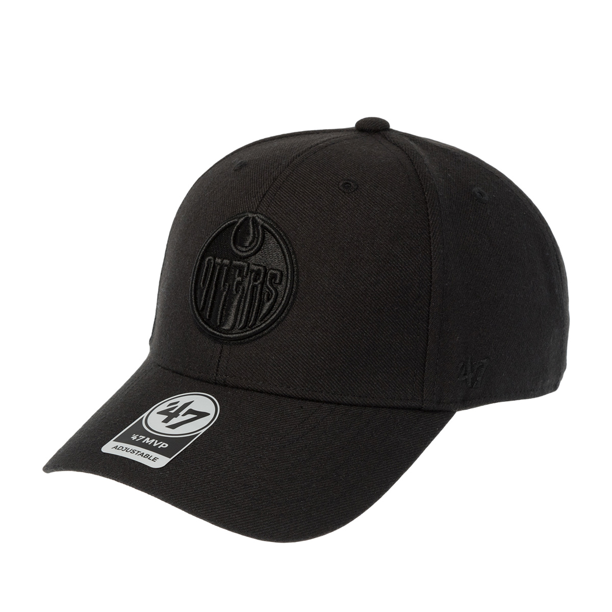 Бейсболка 47 BRAND арт. H-MVP06WBV-BKBK Edmonton Oilers NHL (черный / черный)