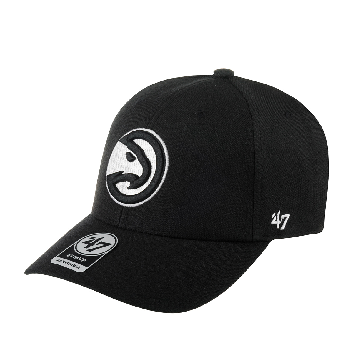 Бейсболка 47 BRAND арт. K-MVP01WBV-BKE Atlanta Hawks NBA (черный)