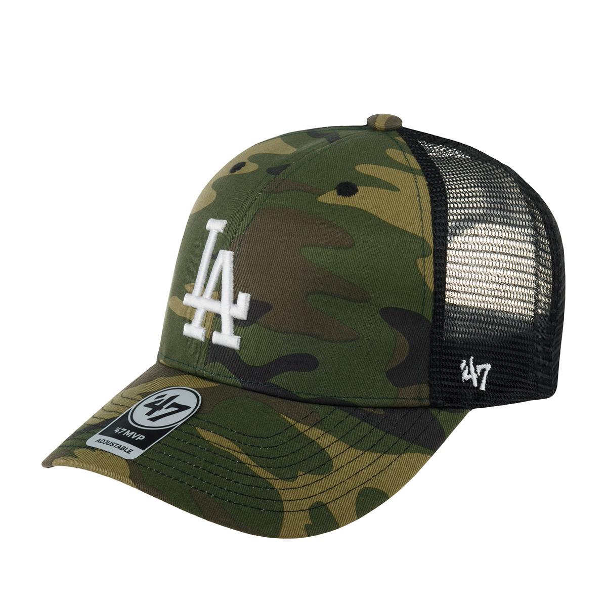 Бейсболка 47 BRAND арт. B-CBRAN12GWP-CMD Los Angeles Dodgers MLB (камуфляж)