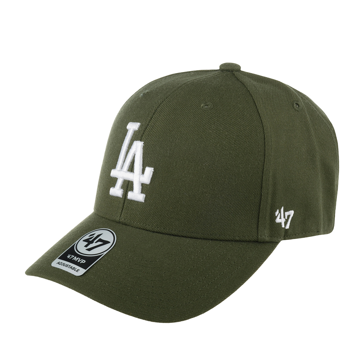 Бейсболка 47 BRAND арт. B-MVP12WBV-SWB Los Angeles Dodgers MLB (оливковый)