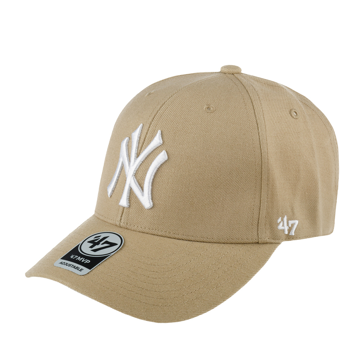 Бейсболка 47 BRAND арт. B-MVP17WBV-KH New York Yankees MLB (бежевый)