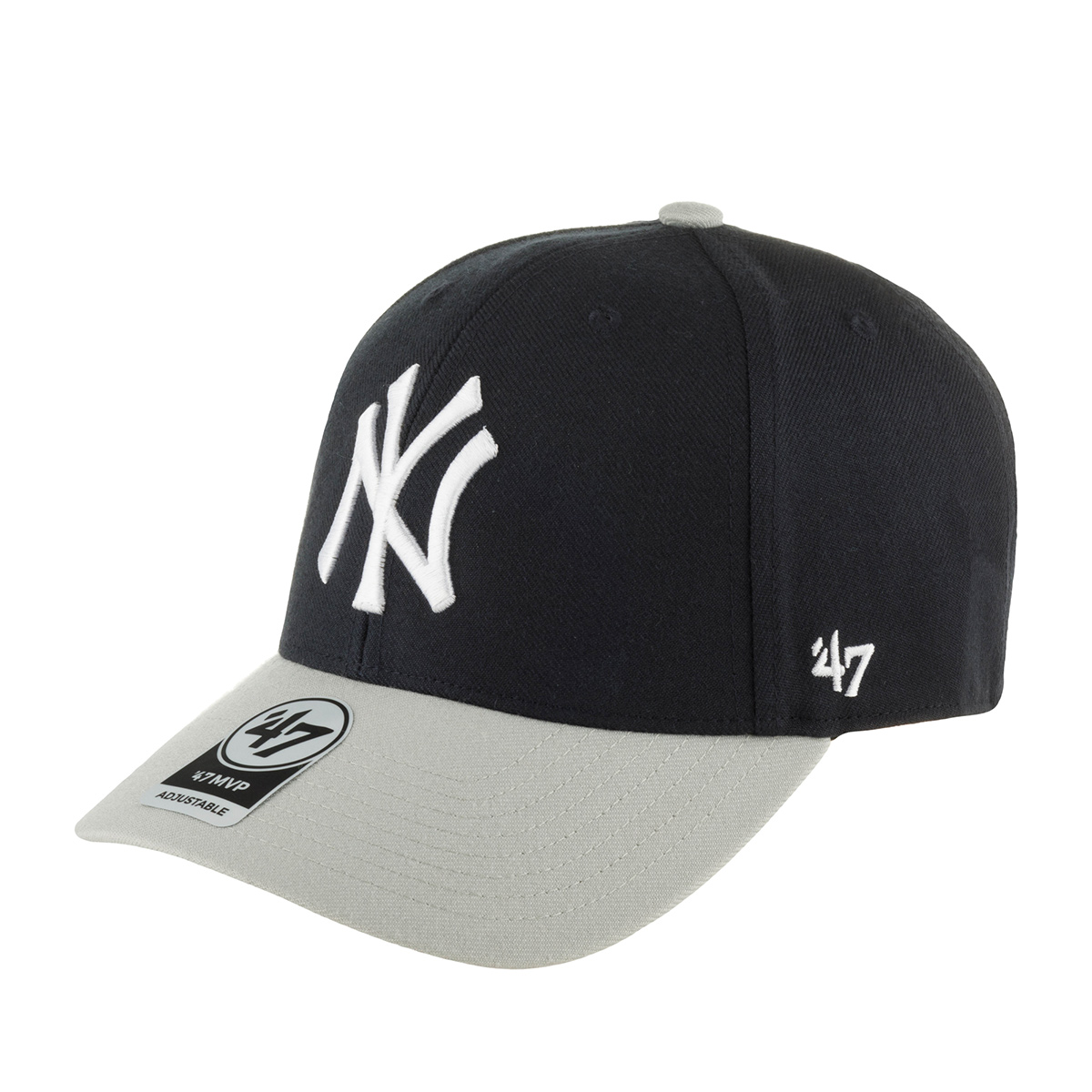 Бейсболка 47 BRAND арт. B-MVPTT17WBV-NSG New York Yankees MLB (темно-синий / серый)