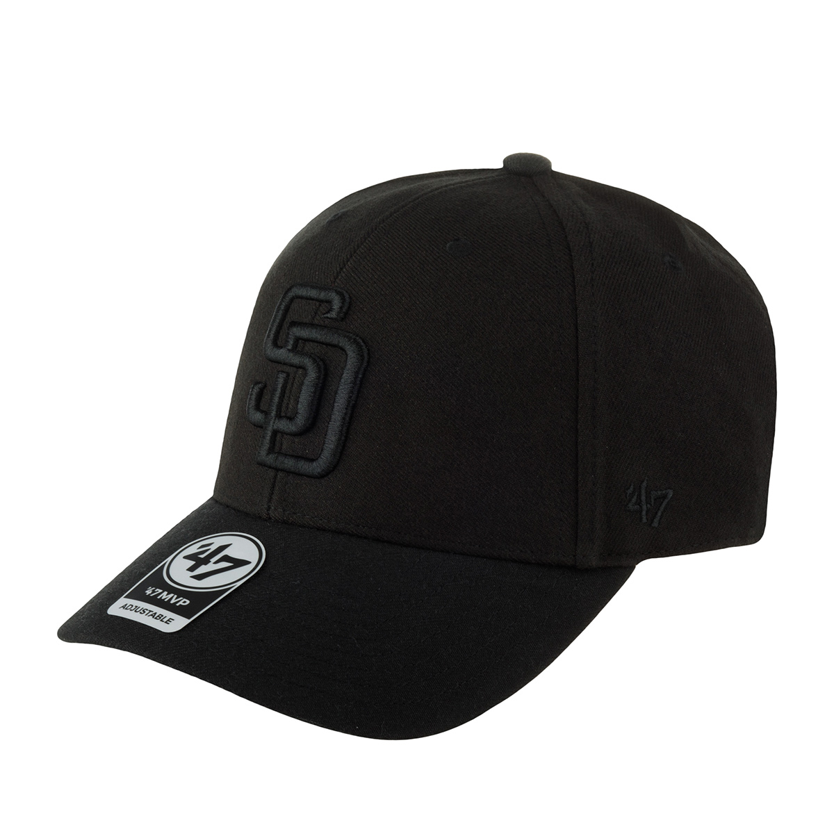 Бейсболка 47 BRAND арт. B-MVP21WBV-BKB San Diego Padres MLB (черный)