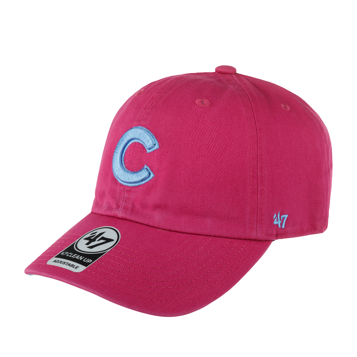 Бейсболка 47 BRAND арт. B-BLPRK05GWS-OH Chicago Cubs MLB (ярко-розовый)