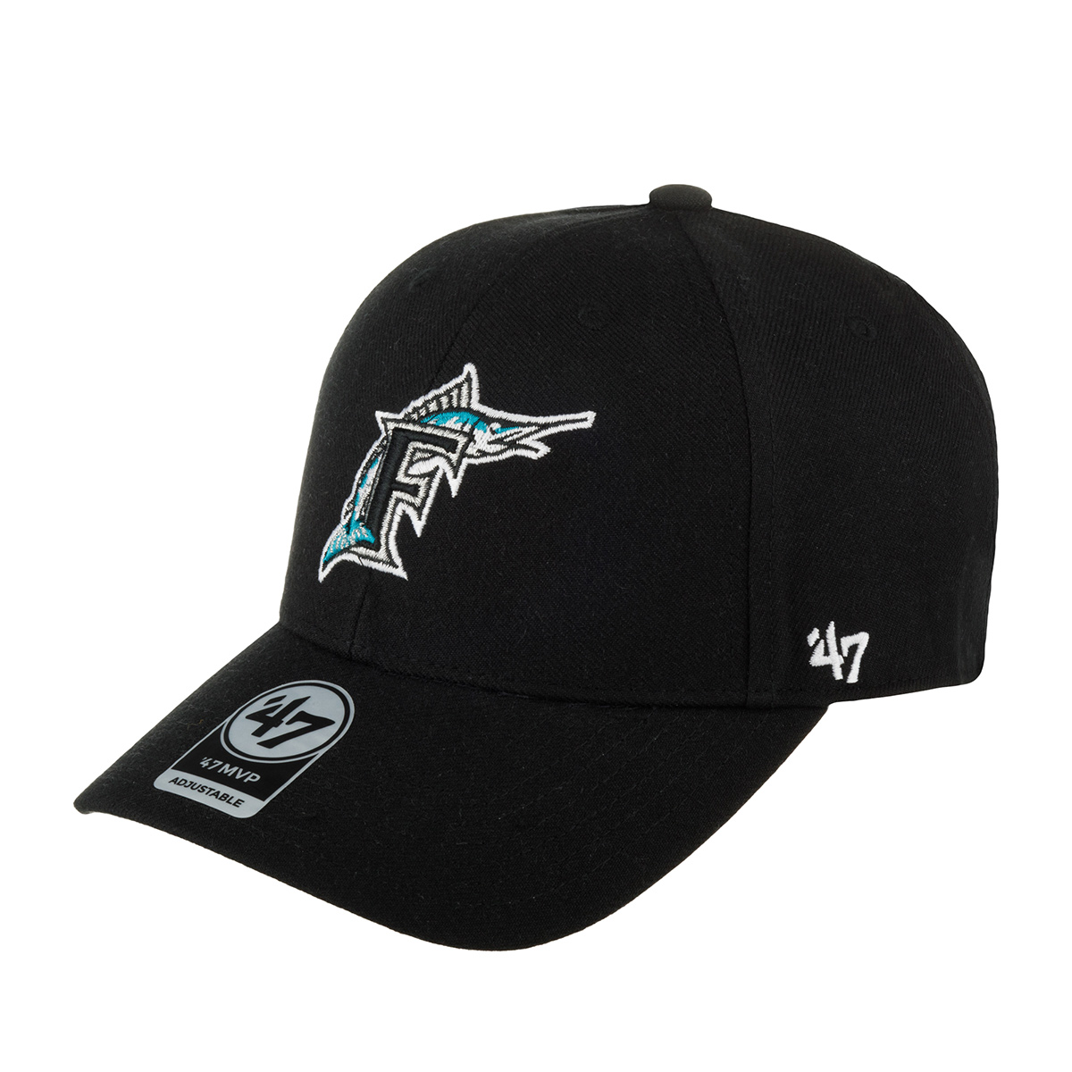 Бейсболка 47 BRAND арт. BCWS-SUMVP28WBP-BK03 Miami Marlins MLB (черный)