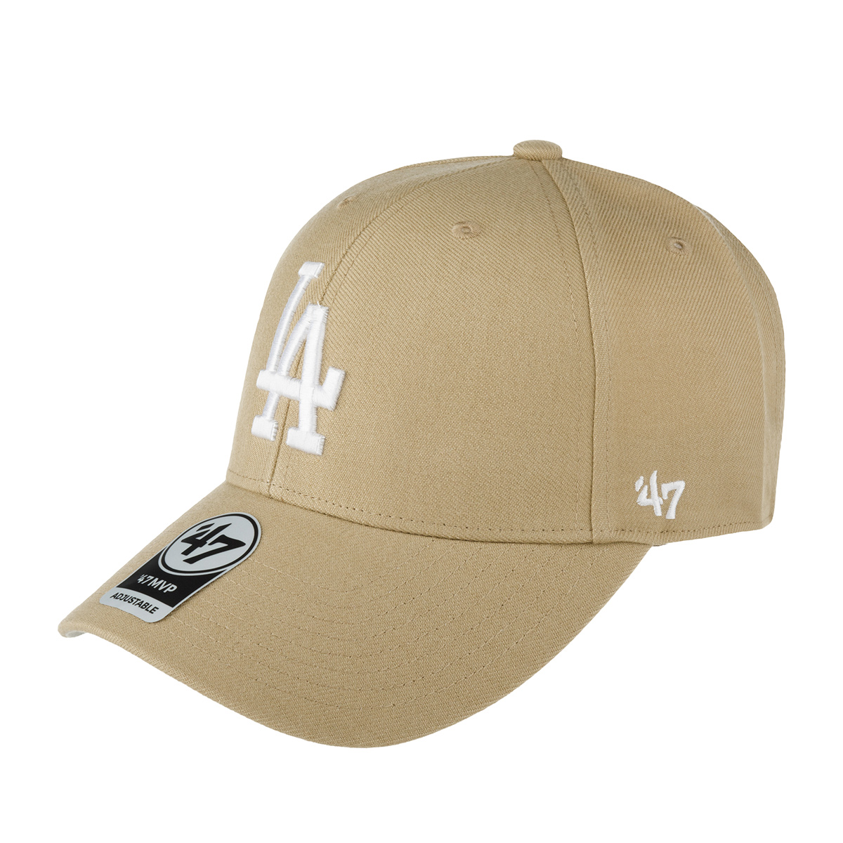 Бейсболка 47 BRAND арт. B-MVP12WBV-KHC Los Angeles Dodgers MLB (бежевый)