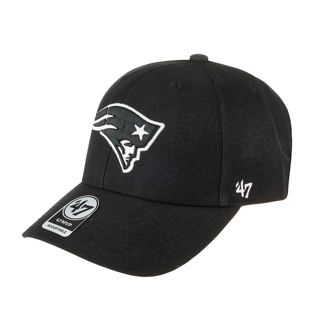 Бейсболка 47 BRAND арт. F-MVP19WBV-BKW New England Patriots NFL (черный)