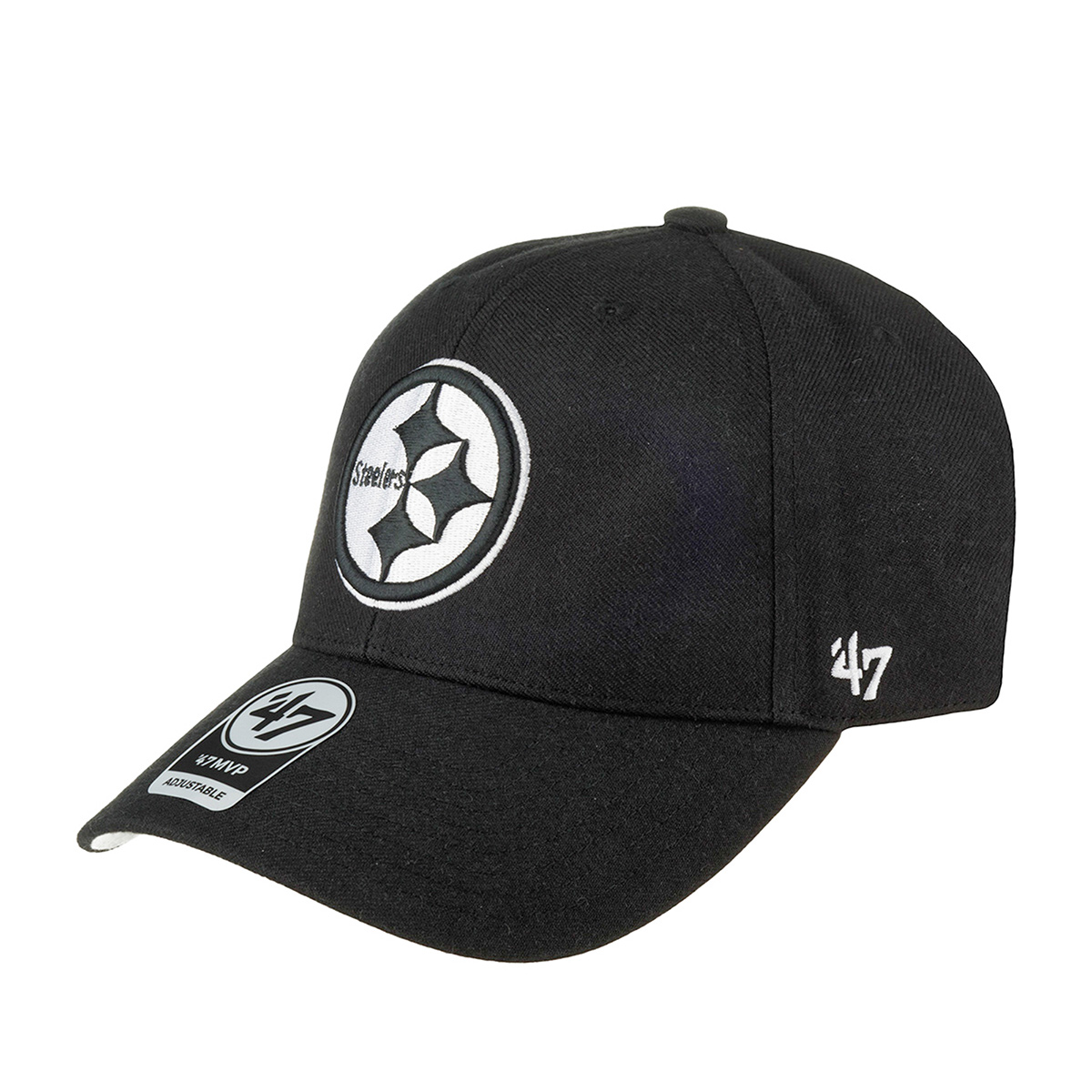 Бейсболка 47 BRAND арт. F-MVP25WBV-BKW Pittsburgh Steelers NFL (черный)