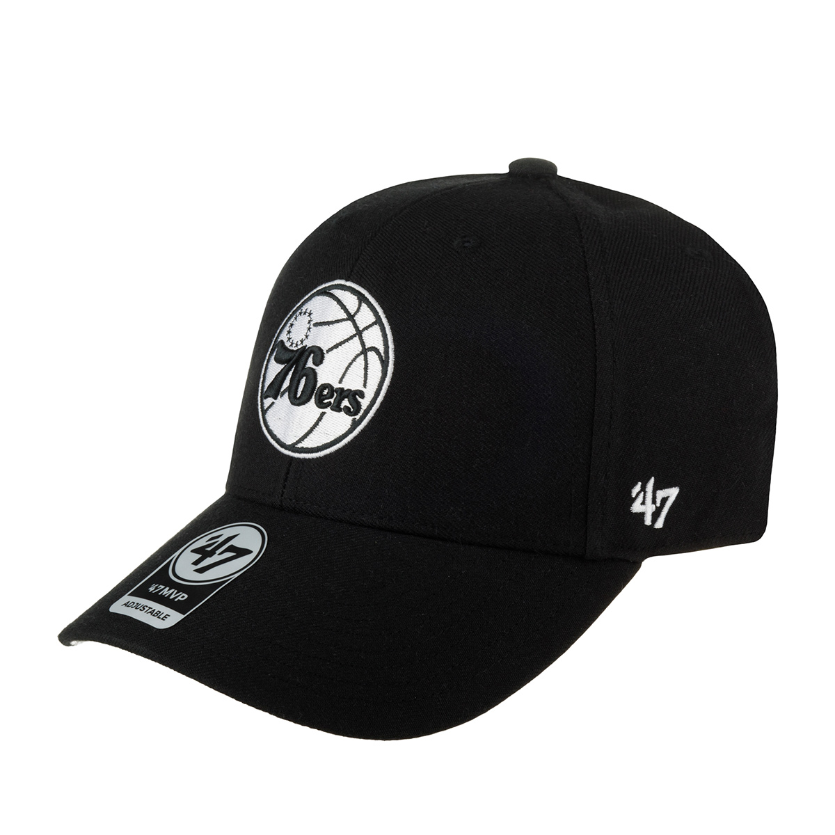 Бейсболка 47 BRAND арт. K-MVP16WBV-BK Philadelphia 76Ers NBA (черный)