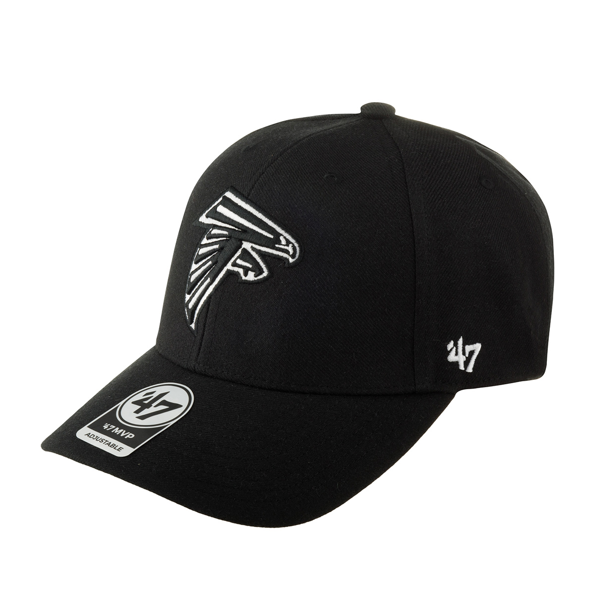 Бейсболка 47 BRAND арт. F-MVP02WBV-BKW Atlanta Falcons NFL (черный / белый)