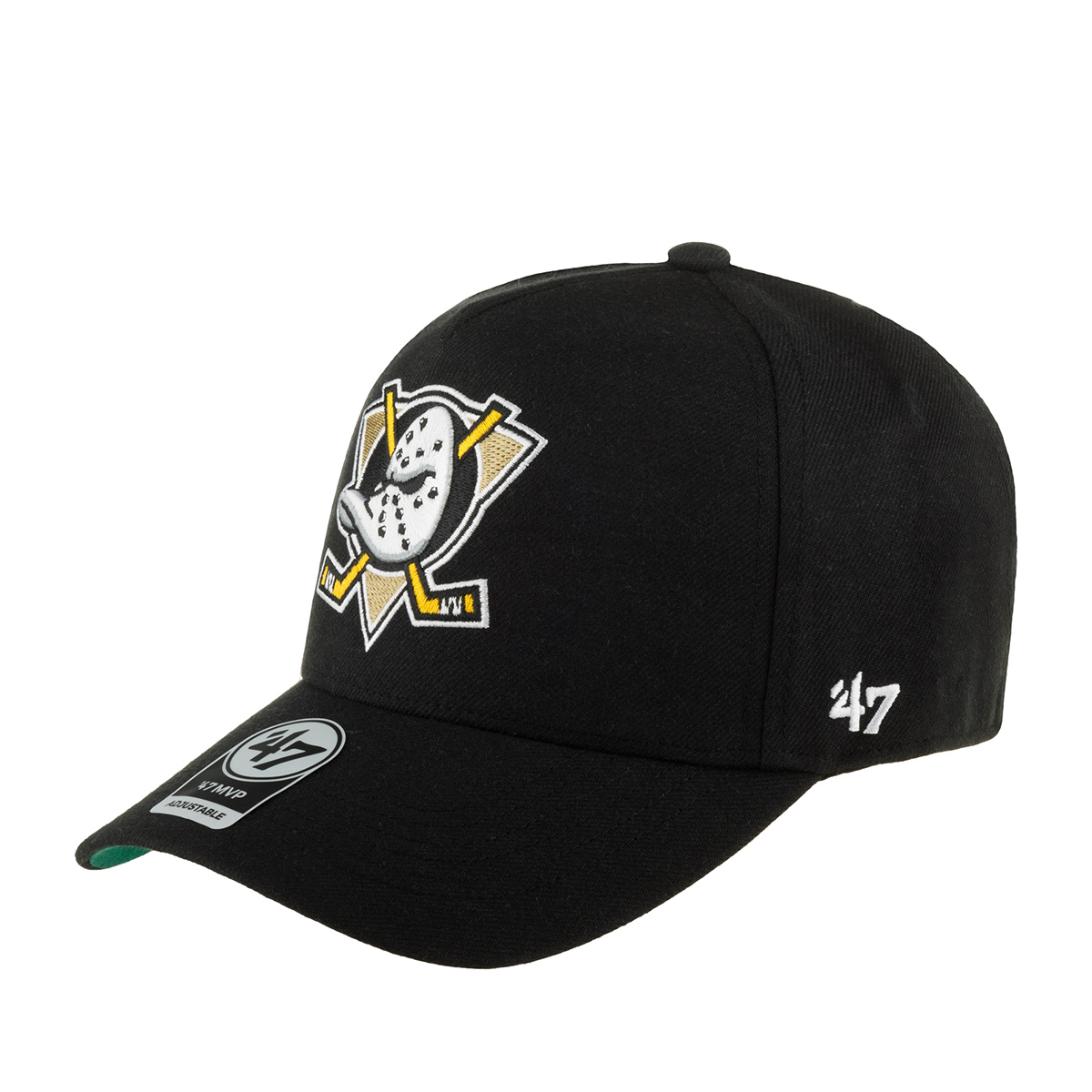 Бейсболка 47 BRAND арт. H-REPDT25WBP-BKG Anaheim Ducks NHL (черный)