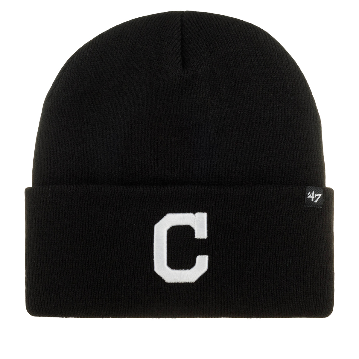 Шапка 47 BRAND арт. B-HYMKR08ACE-BK Cleveland Indians MLB (черный)