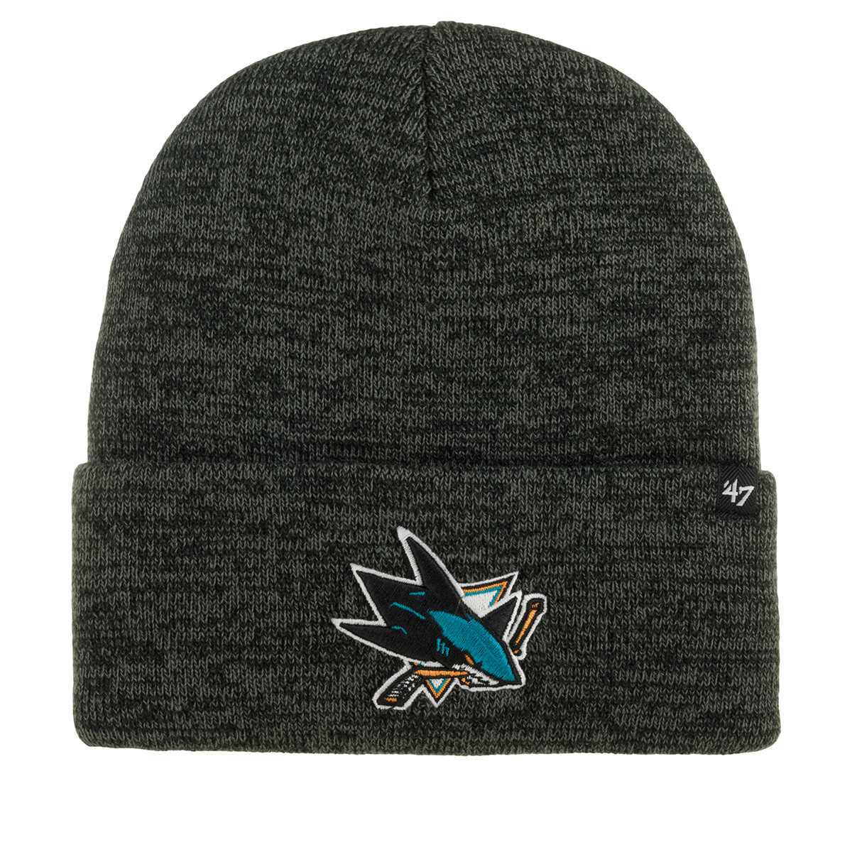 Шапка 47 BRAND арт. H-TBNCL22XXE-CC San Jose Sharks NHL (темно-серый)